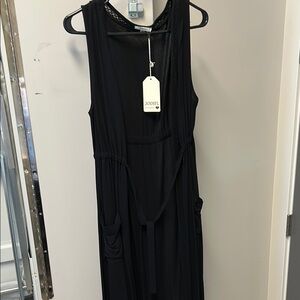 Jodifl Black womens long body vest